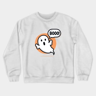 Spooky Ghost Boo Halloween Crewneck Sweatshirt